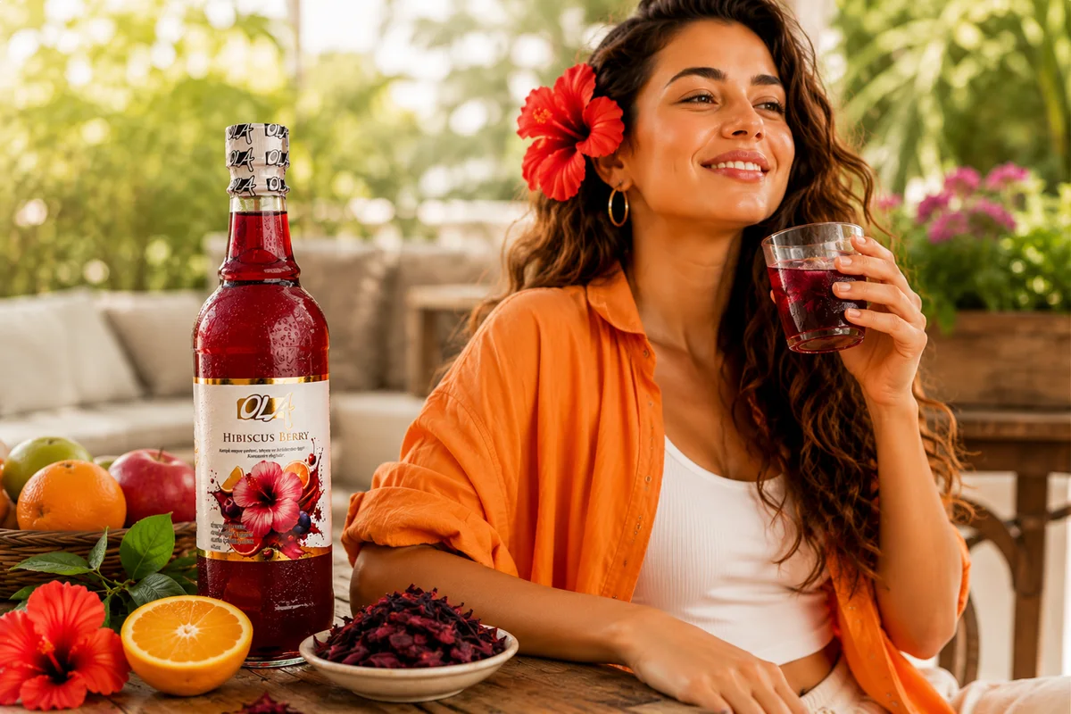 Hibiskus şerbetini modern sofralarda sunmanın yolları